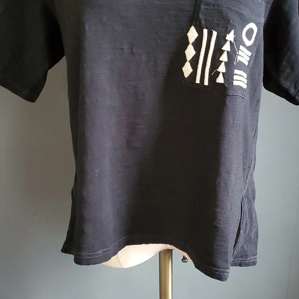 Madewell woman's black tshirt size xs - Picture 3 of 14